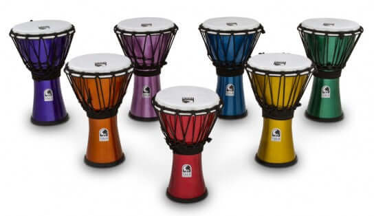 TOCA 07 " Coloured  Djembes - 7 Pack
