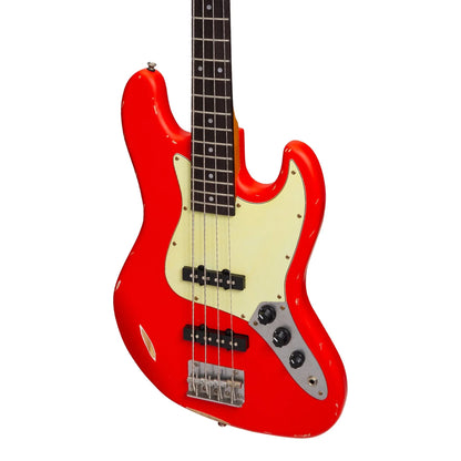 TOKAI 'Legacy Series' JB-Style 'Relic' Electric Bass - Red