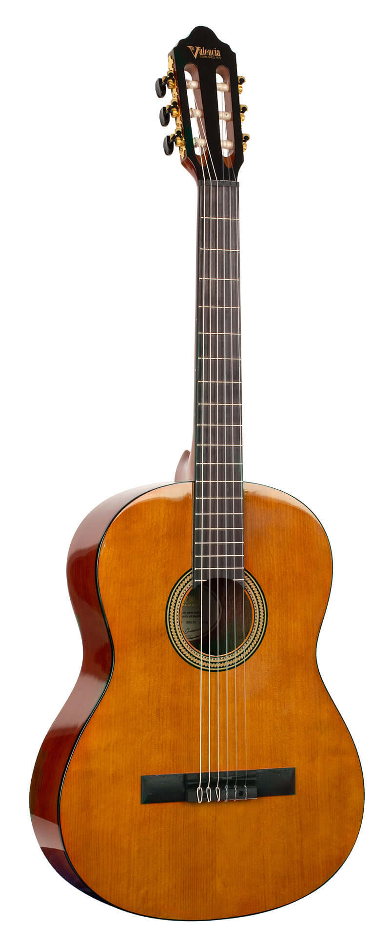 VALENCIA 260 Series 4/4 Hybrid Classical Guitar - Natural