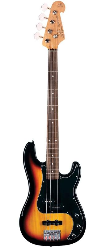 SX Vintage PJ Style Bass  - 3 Tone Sunburst