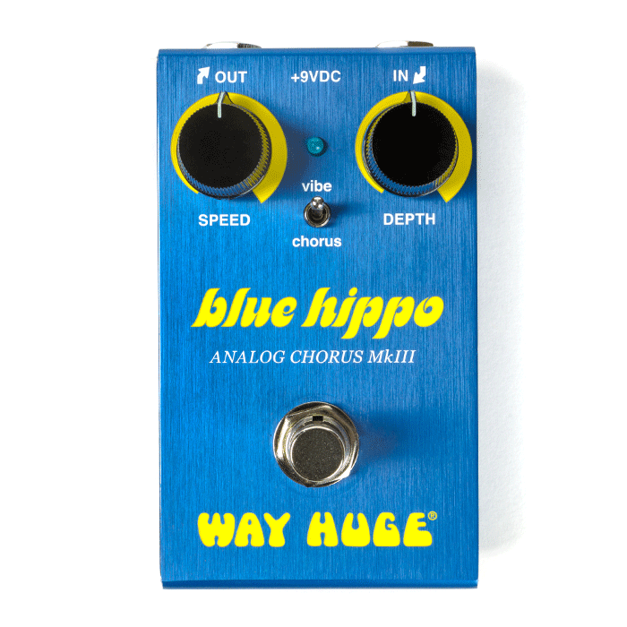 WAY HUGE Smalls Blue Hippo Analog Chorus Pedal