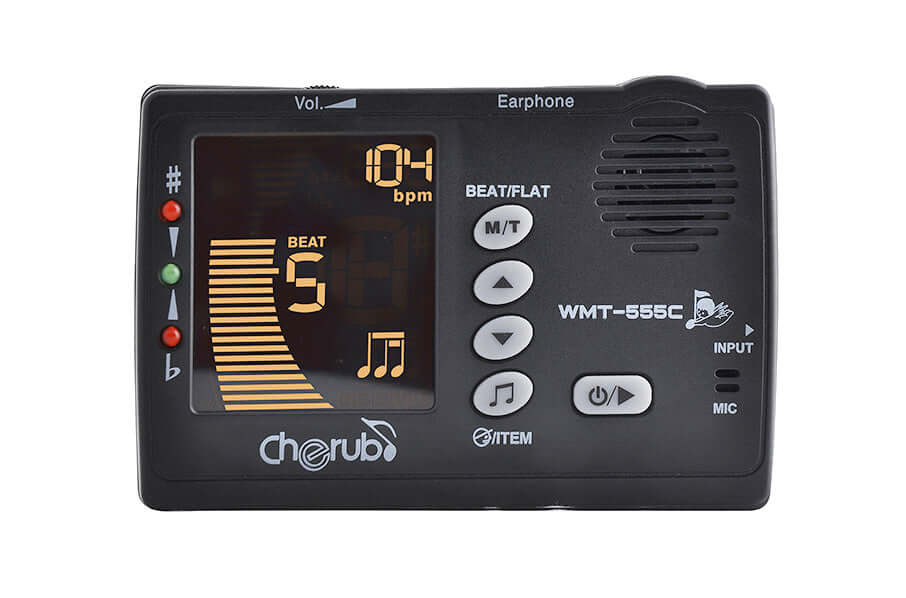 CHERUB Digital Metronome / Chromatic Tuner Black
