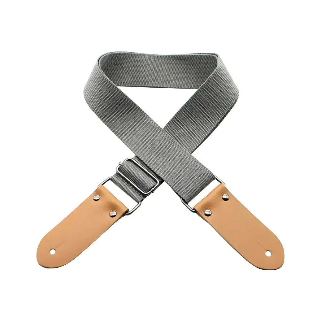 DSL 2" Cotton Webbing Strap  - Grey