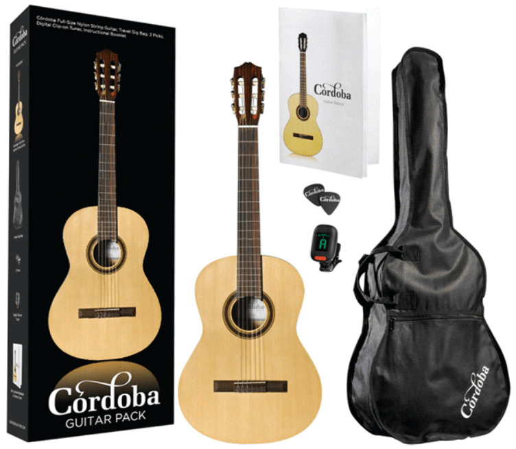 CORDOBA CP100  4/4 Size Classical Guitar Pack