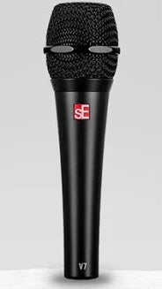 SE V7 Supercardiod  Dynamic Microphone  - Black