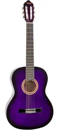 VALENCIA 100 Series 4/4 Classic Guitar - Purple Burst