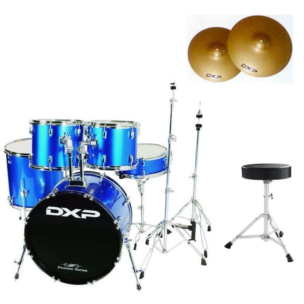 DXP  5 Piece Drum Kit  - Metallic Blue